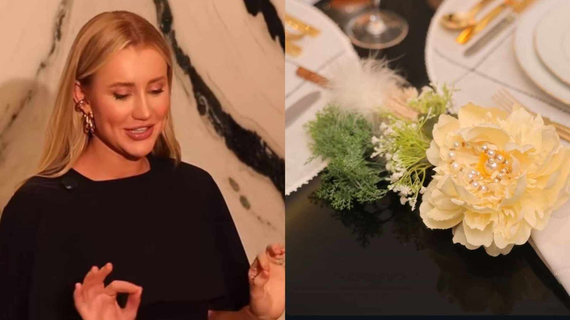 Ana Paula Siebert choca com item luxuoso para jantar em família
