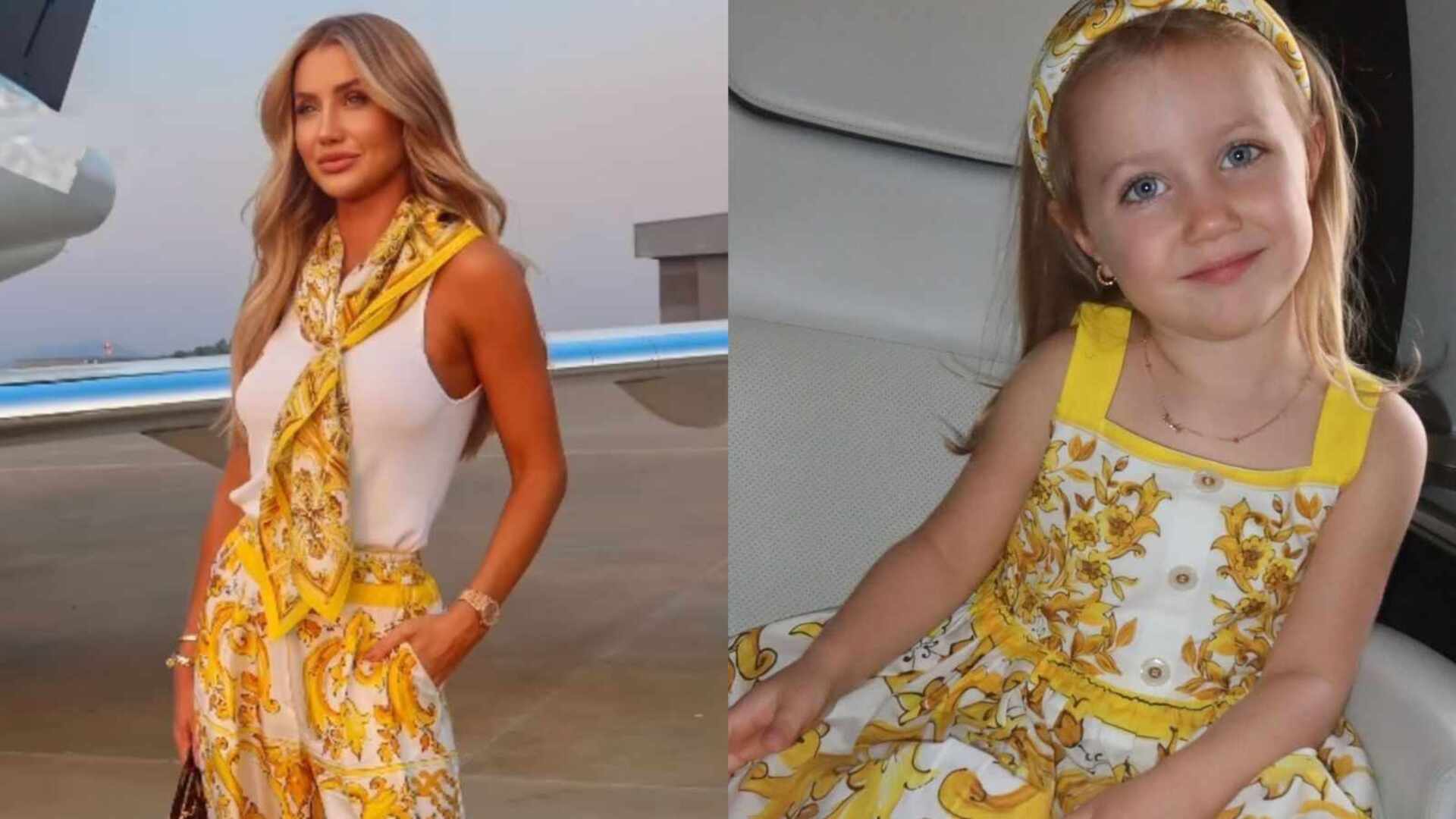 Ana Paula Siebert e filha usam looks de quase R$ 50 mil para viagem; veja
