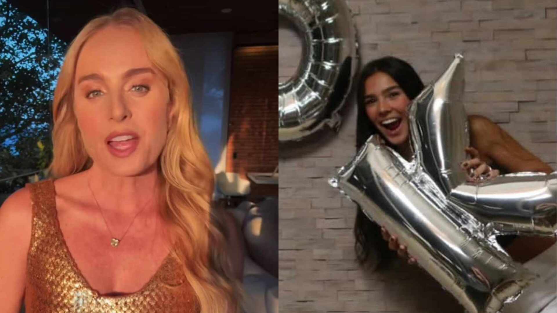 Angélica reage ao ver namorada de Benício Huck batendo 100 mil seguidores