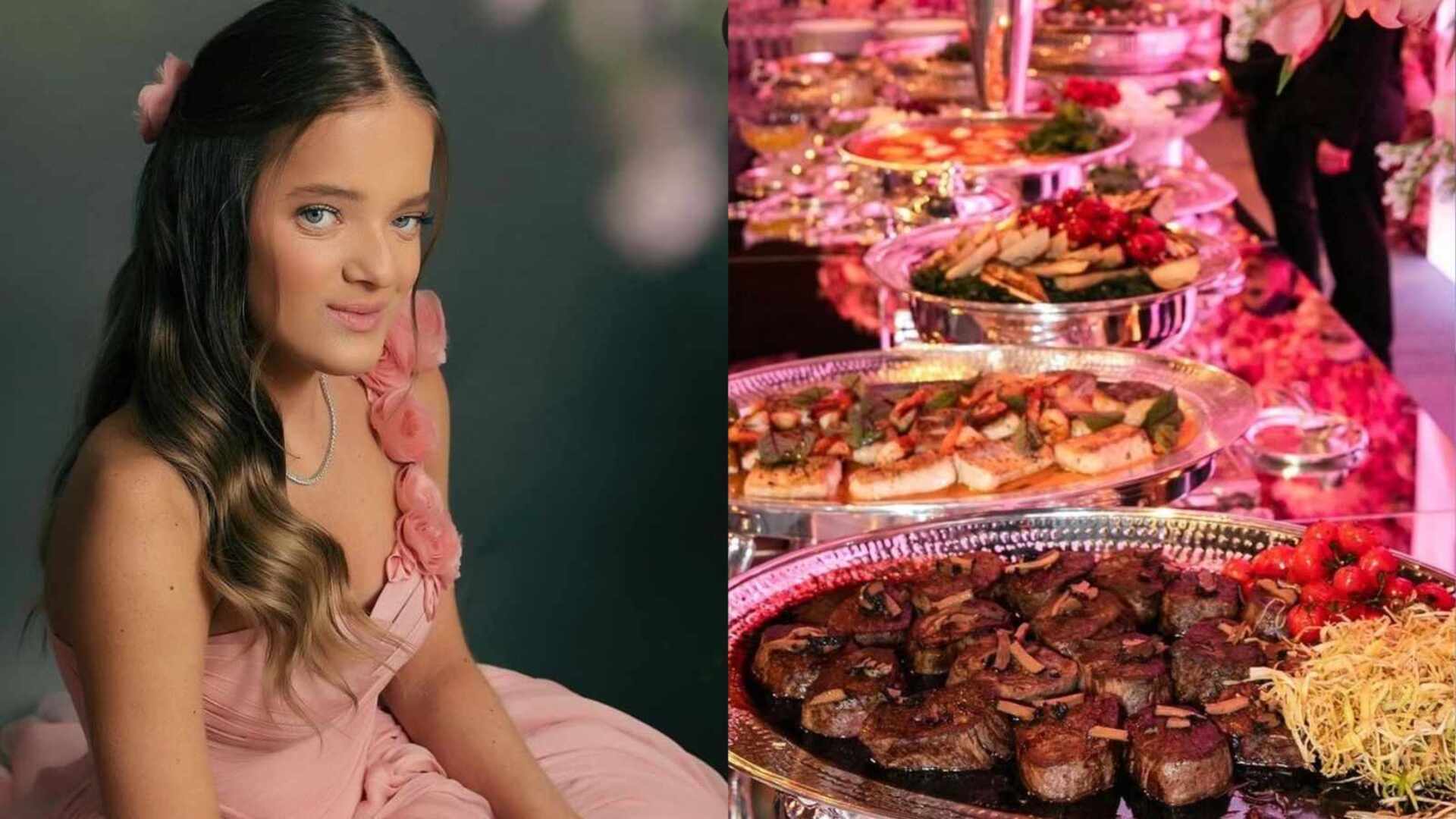 Banquete da festa de Rafaella Justus é revelado com detalhes; veja as fotos