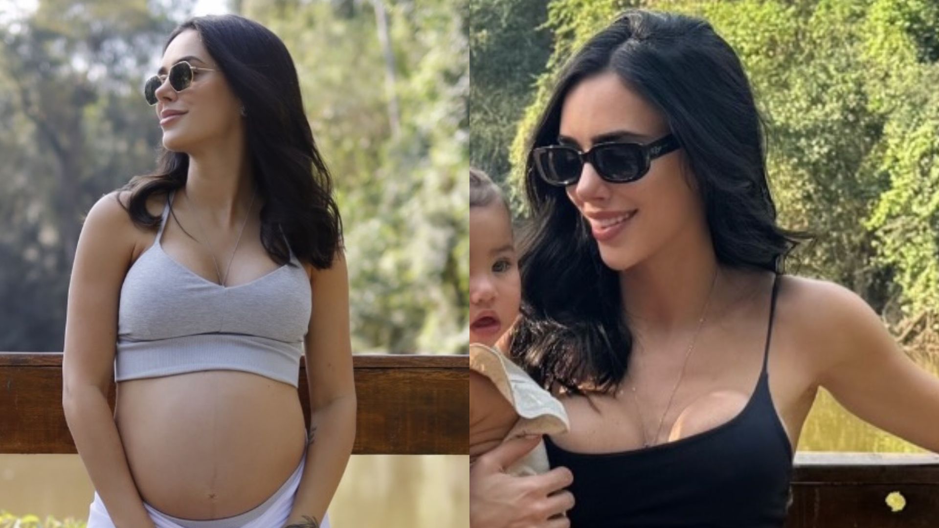 Bruna Biancardi encanta ao recriar foto da gravidez com Mavie: ‘Gracinha’
