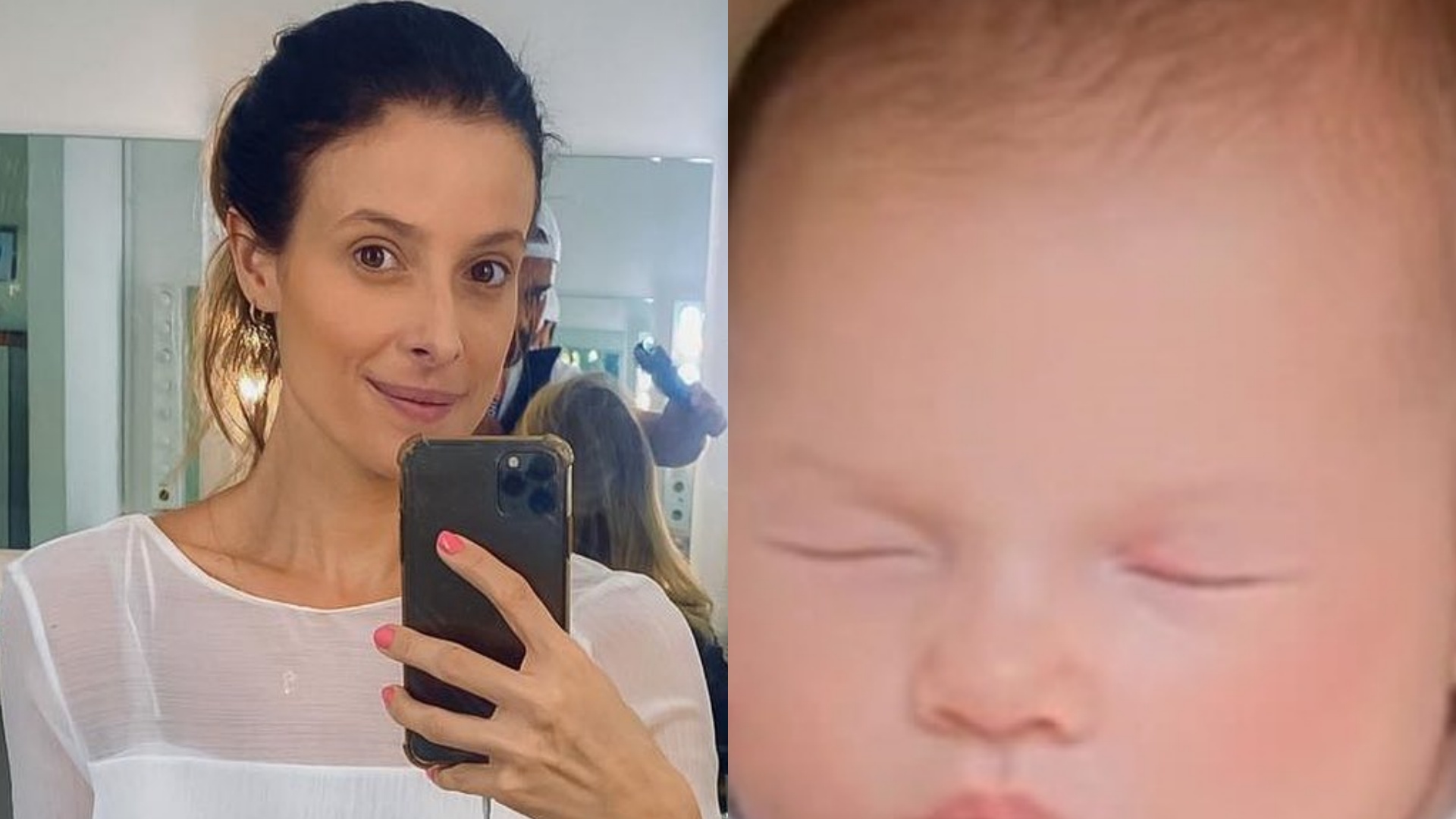 Bruna Spínola se derrete ao mostrar o rostinho da filha caçula: “Que fofura”