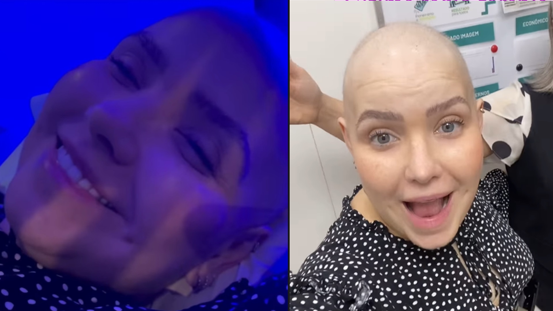 Camila Campos celebra última sessão de radioterapia: “Vitória”