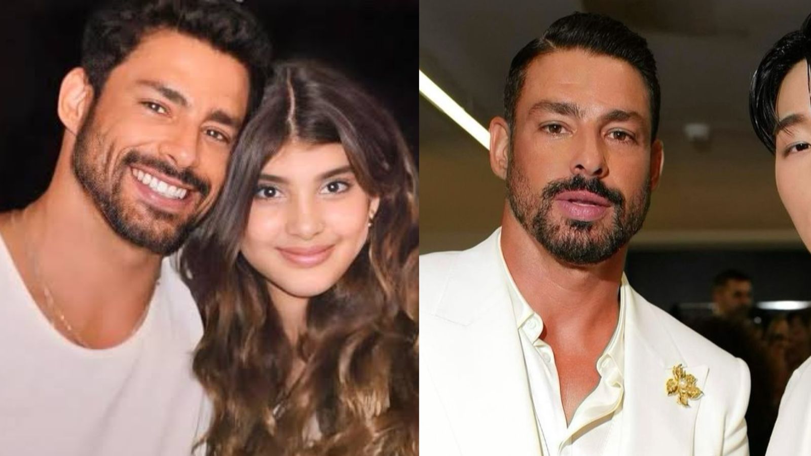 Cauã Reymond encontra ídolo da filha em desfile e tieta: “Essa é pra minha filha”