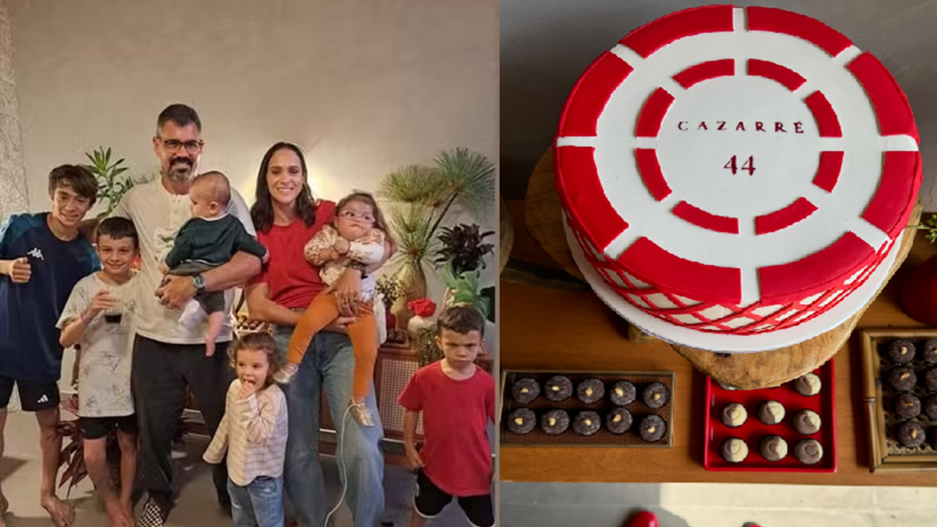 Leticia Cazarré mostra como foi a festa de aniversário de Juliano Cazarré