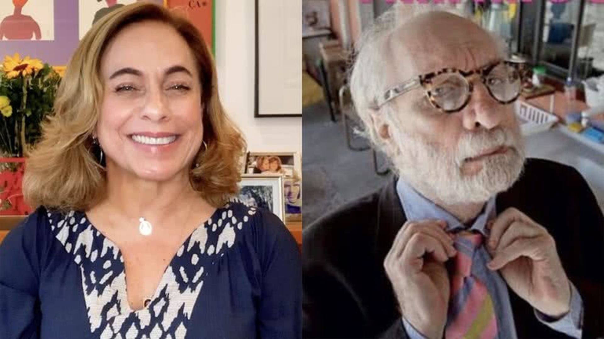 Cissa Guimarães surge em clique antigo com o ex-marido Paulo César Pereio