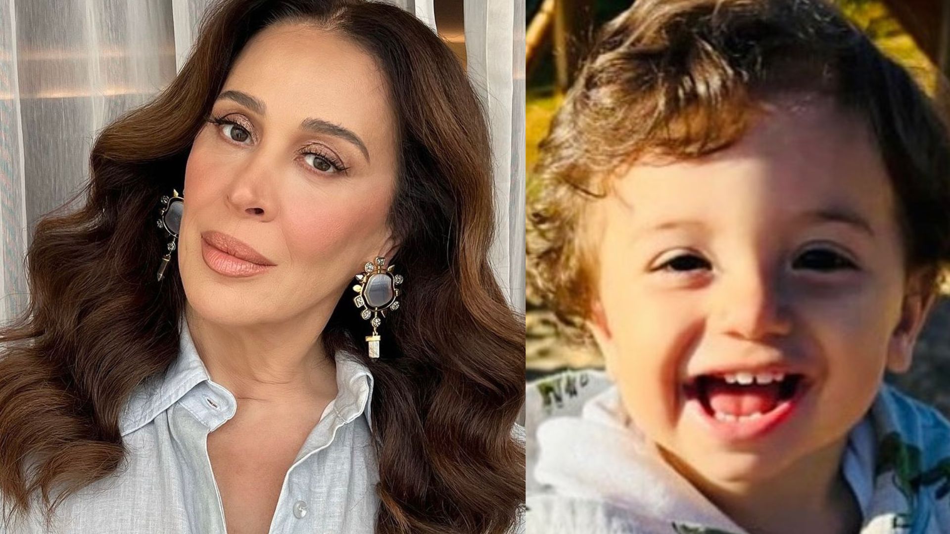 Filho de Claudia Raia esbanja fofura em clique no parquinho: “Sempre sorridente”