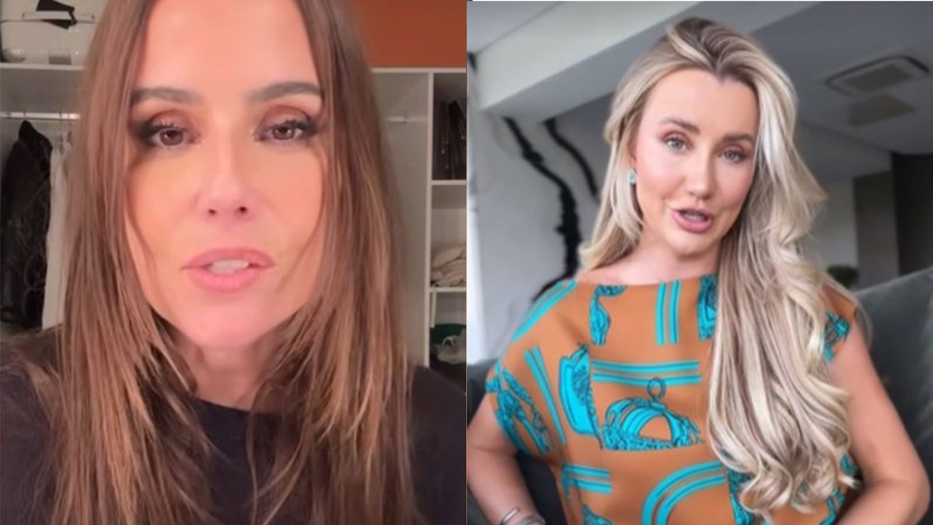 Deborah Secco mostra encontro com Ana Paula Siebert: “Amei te conhecer”