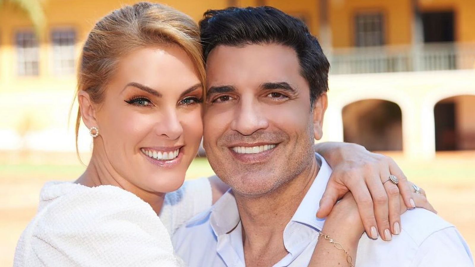 Apaixonado, Edu Guedes promete alegria em festa de noivado com Ana Hickmann: ‘O melhor de mim’