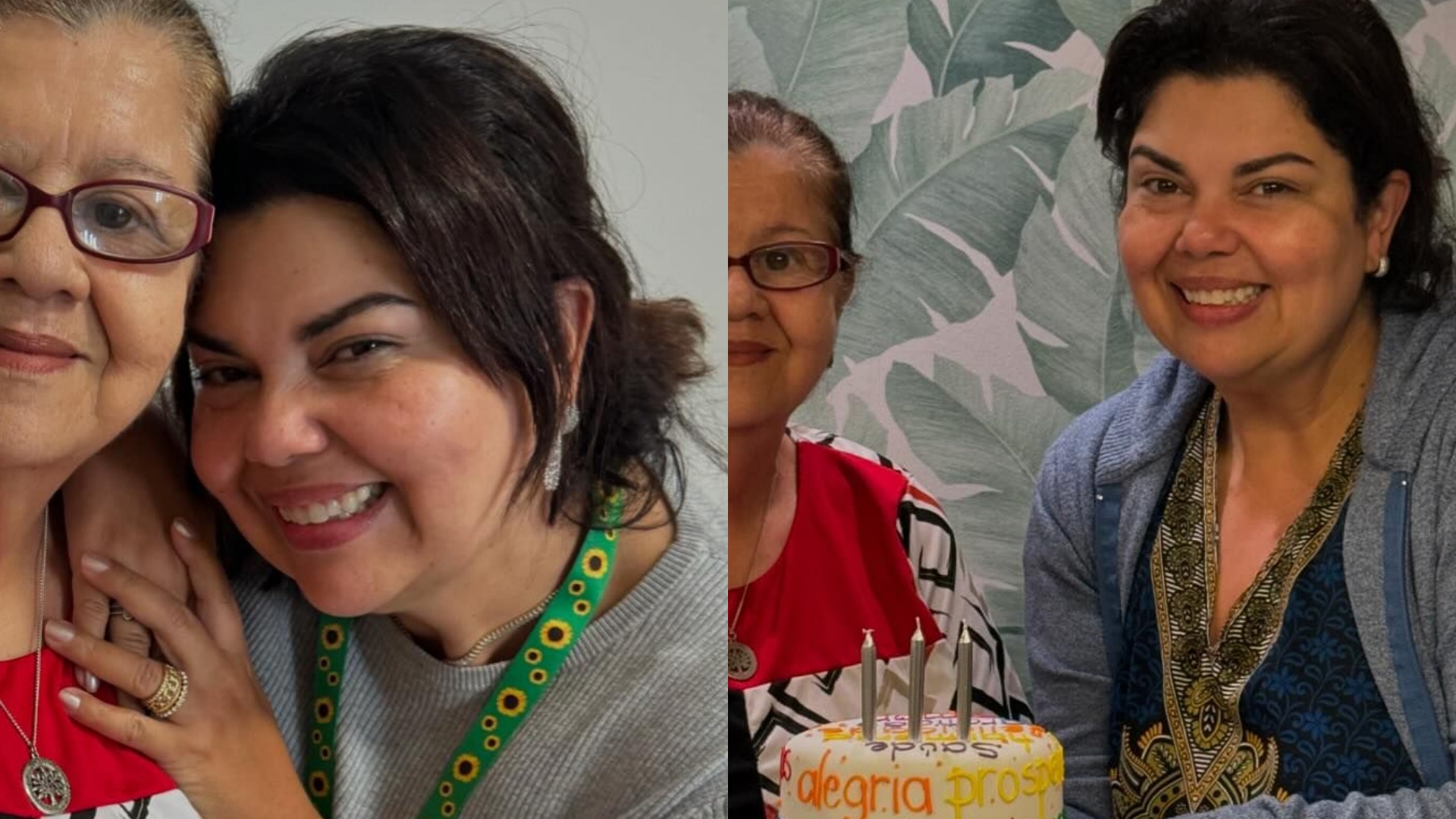 Fabiana Karla posta cliques raros com a mãe e presta homenagem: “Viva você”