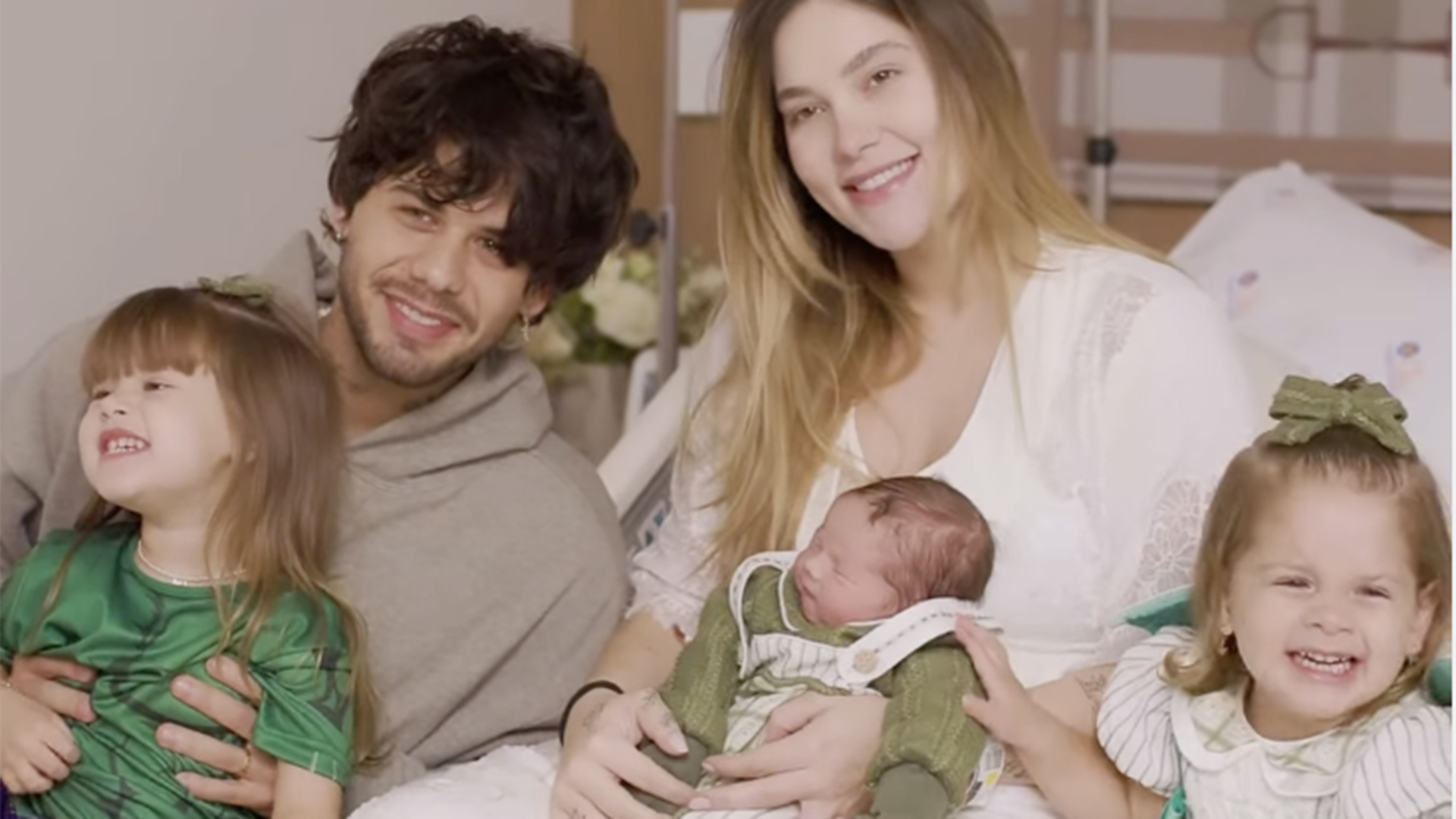 Virginia Fonseca exibe vídeo do encontro das filhas com o irmãozinho