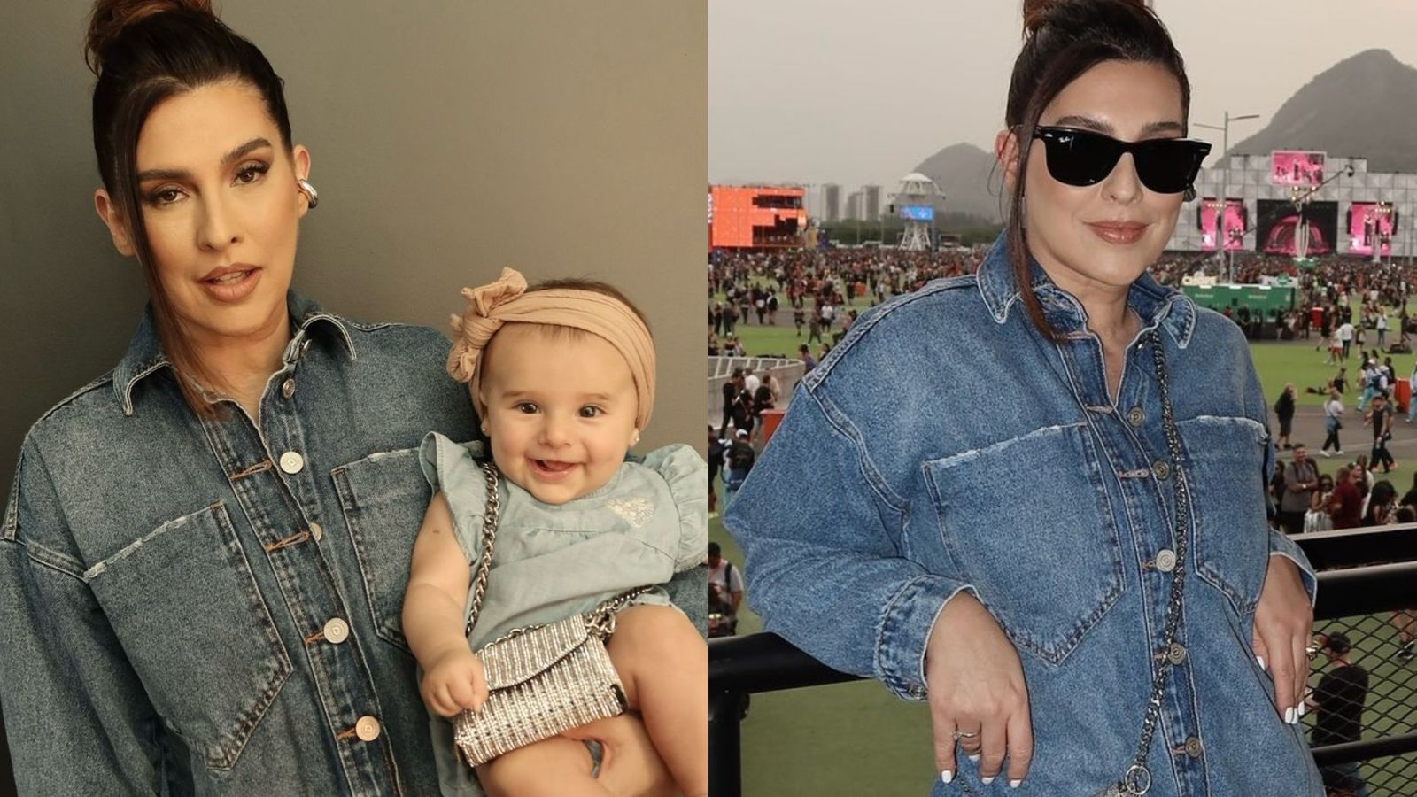 Fernanda Paes Leme reflete sobre culpa por deixar a filha para ir ao Rock in Rio