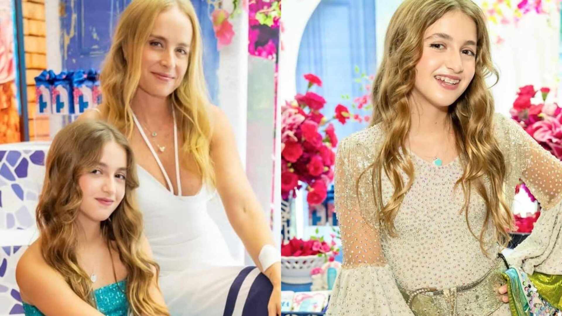 Filha de Angélica usa mais de um look brilhante em sua festa de 12 anos; veja