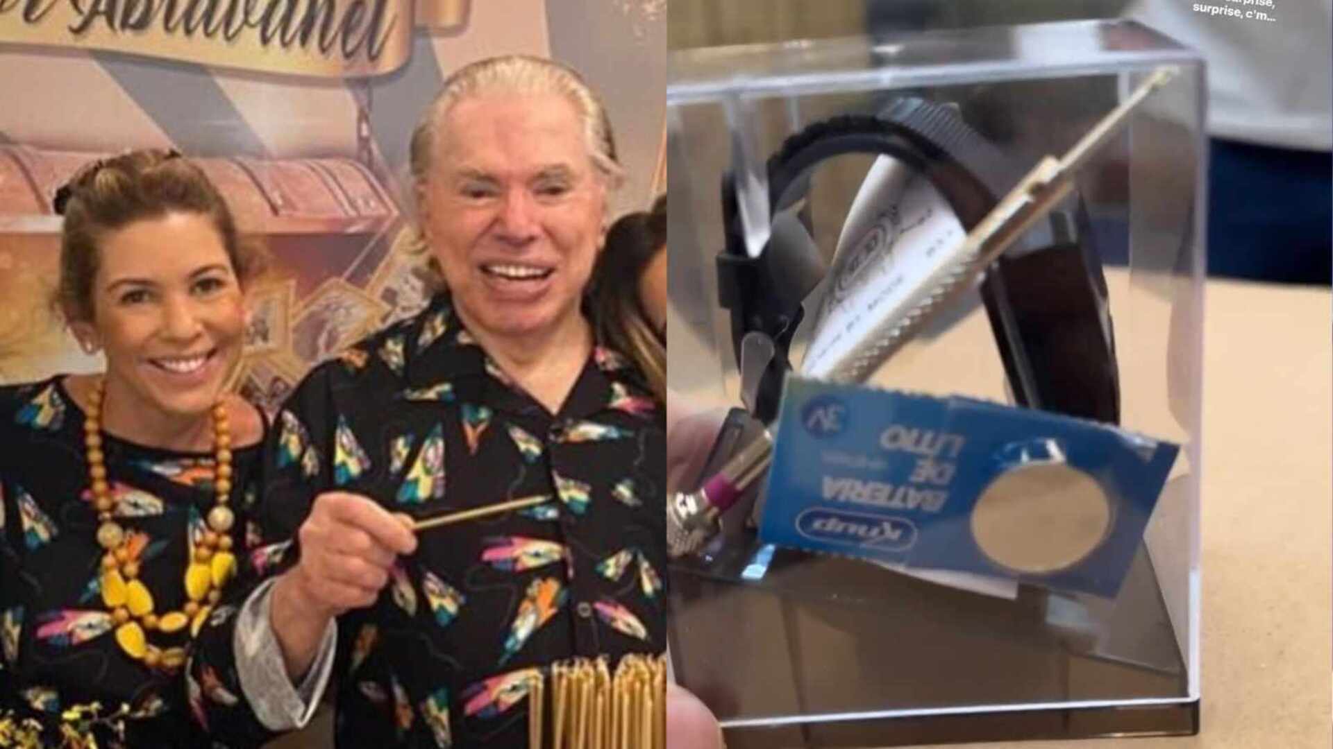 Filha de Silvio Santos encontra itens deixados pelo apresentador: ‘Um lote’