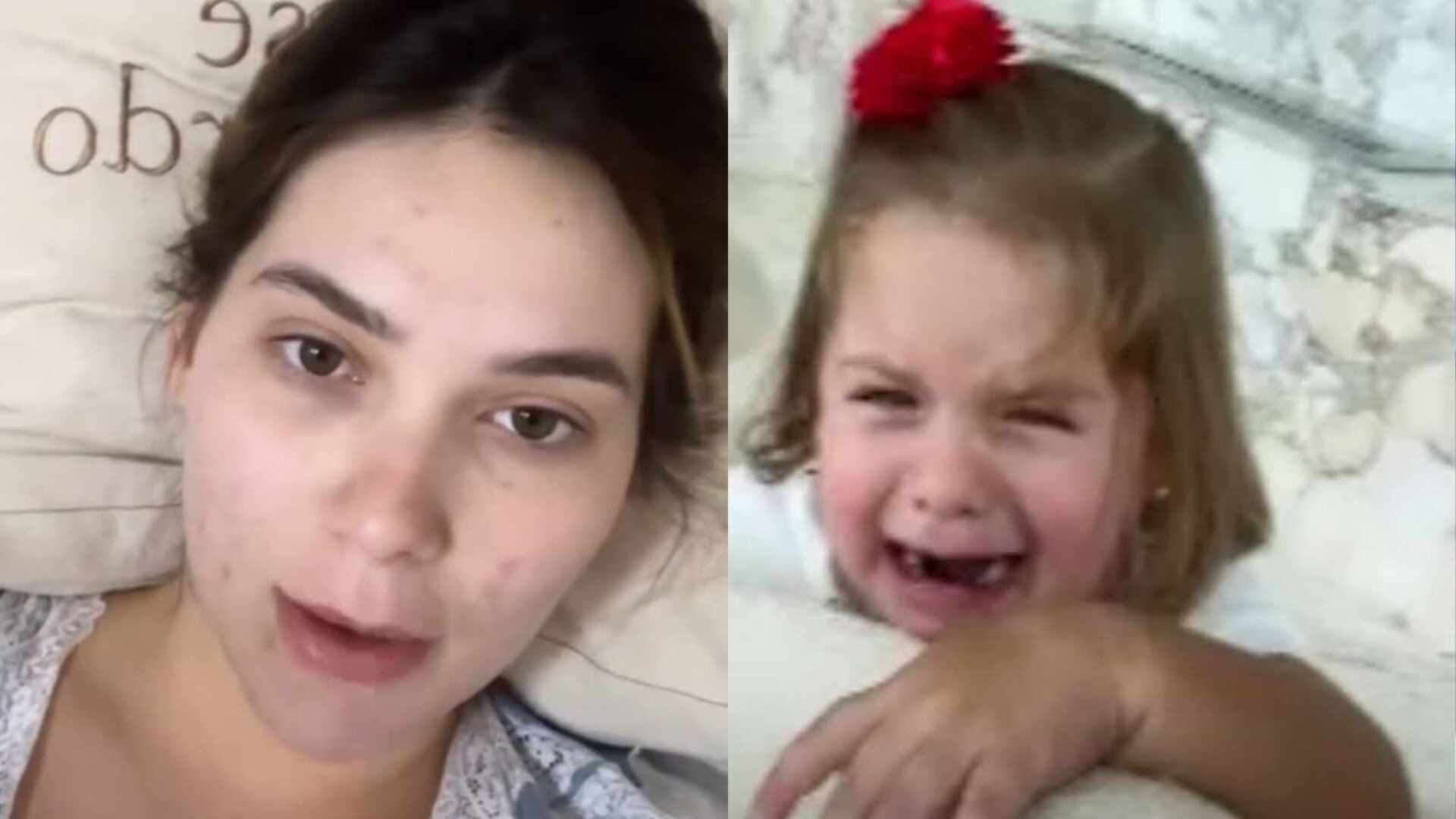 Filhas de Virginia se desesperam ao verem o irmão por vídeo