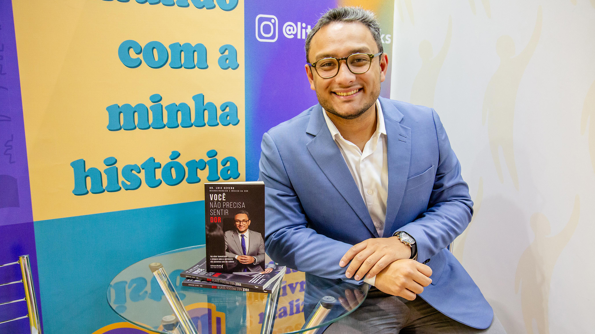 Luiz Severo lança livro na 27ª Bienal do Livro de São Paulo