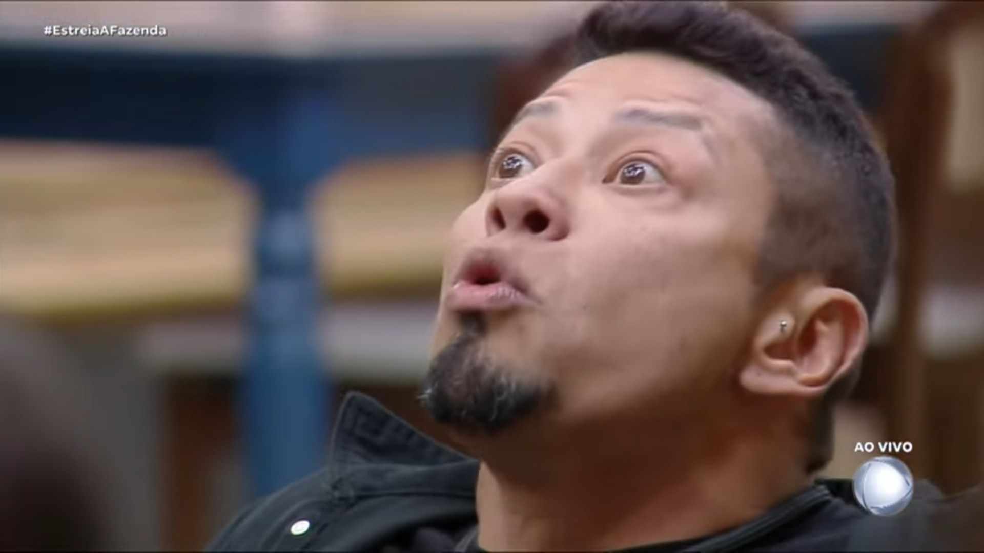 Gilsão, ex-affair de Gracyanne, tem primeira briga em A Fazenda: ‘Traiu o Belo’