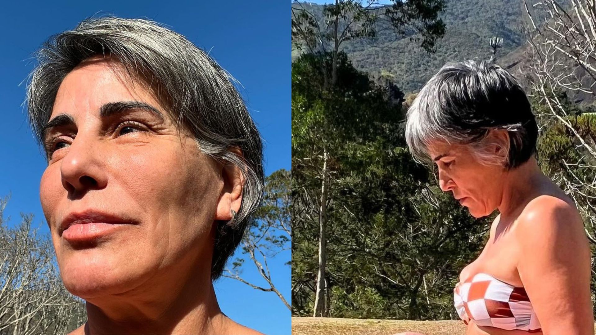Gloria Pires exibe corpo escultural ao renovar o bronzeado