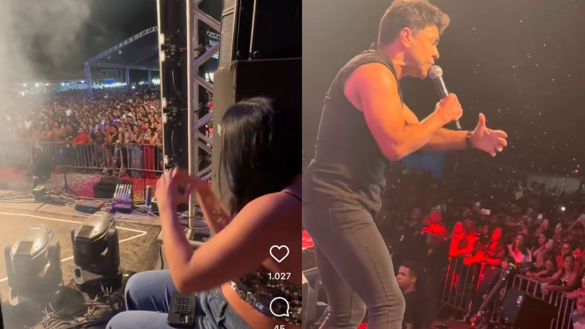 Grávida, Graciele Lacerda compartilha rotina com Zezé em shows