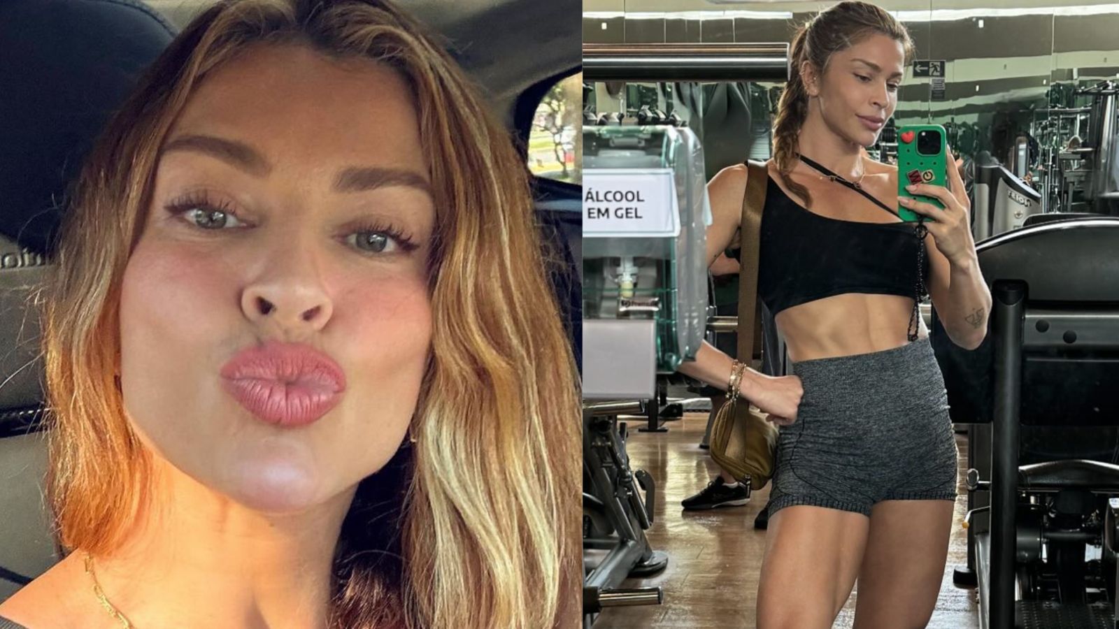 Grazi Massafera impressiona ao exibir o corpo musculoso na academia: ‘Pernas fortes’