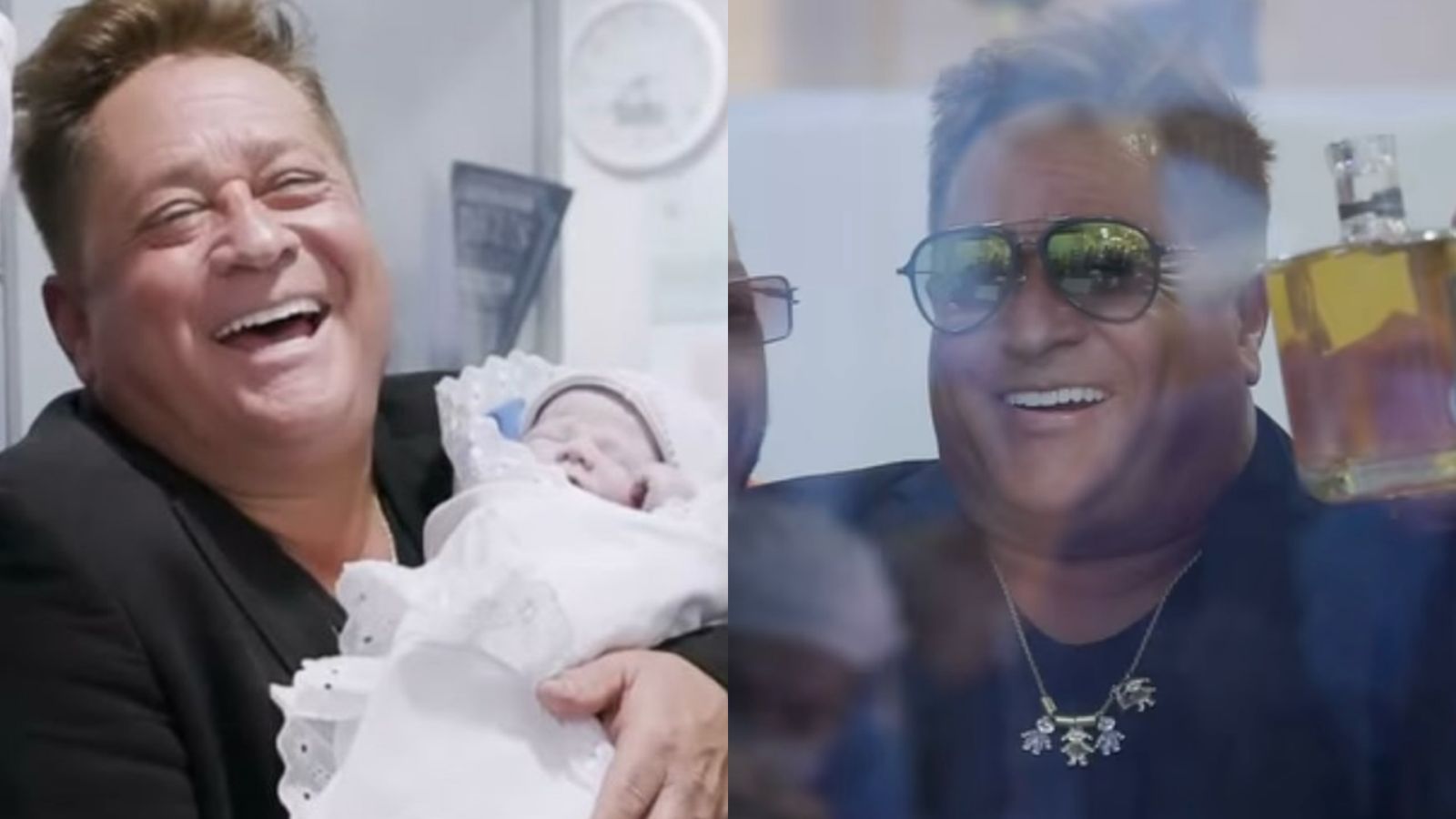 Leonardo ganha recepção especial com bar na maternidade de Virgínia Fonseca