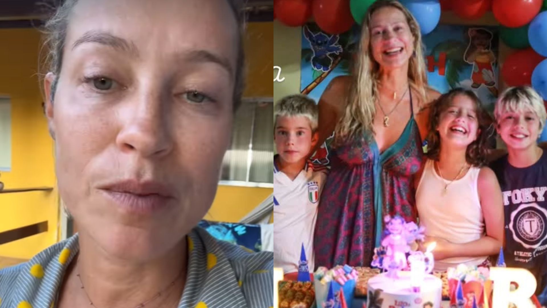 Luana Piovani relata acidente do filho na casa de Pedro Scooby: ‘Atravessou’