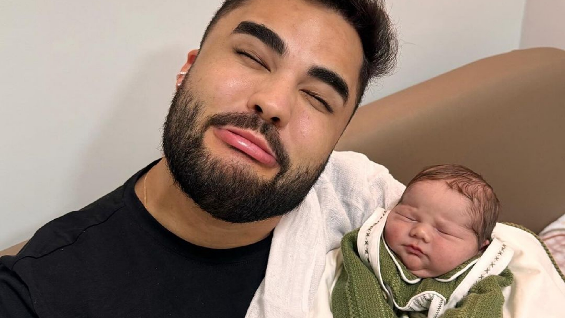 Lucas Guedez fala sobre presentes que comprou para filho de Virginia: ‘Ele cresce rápido’