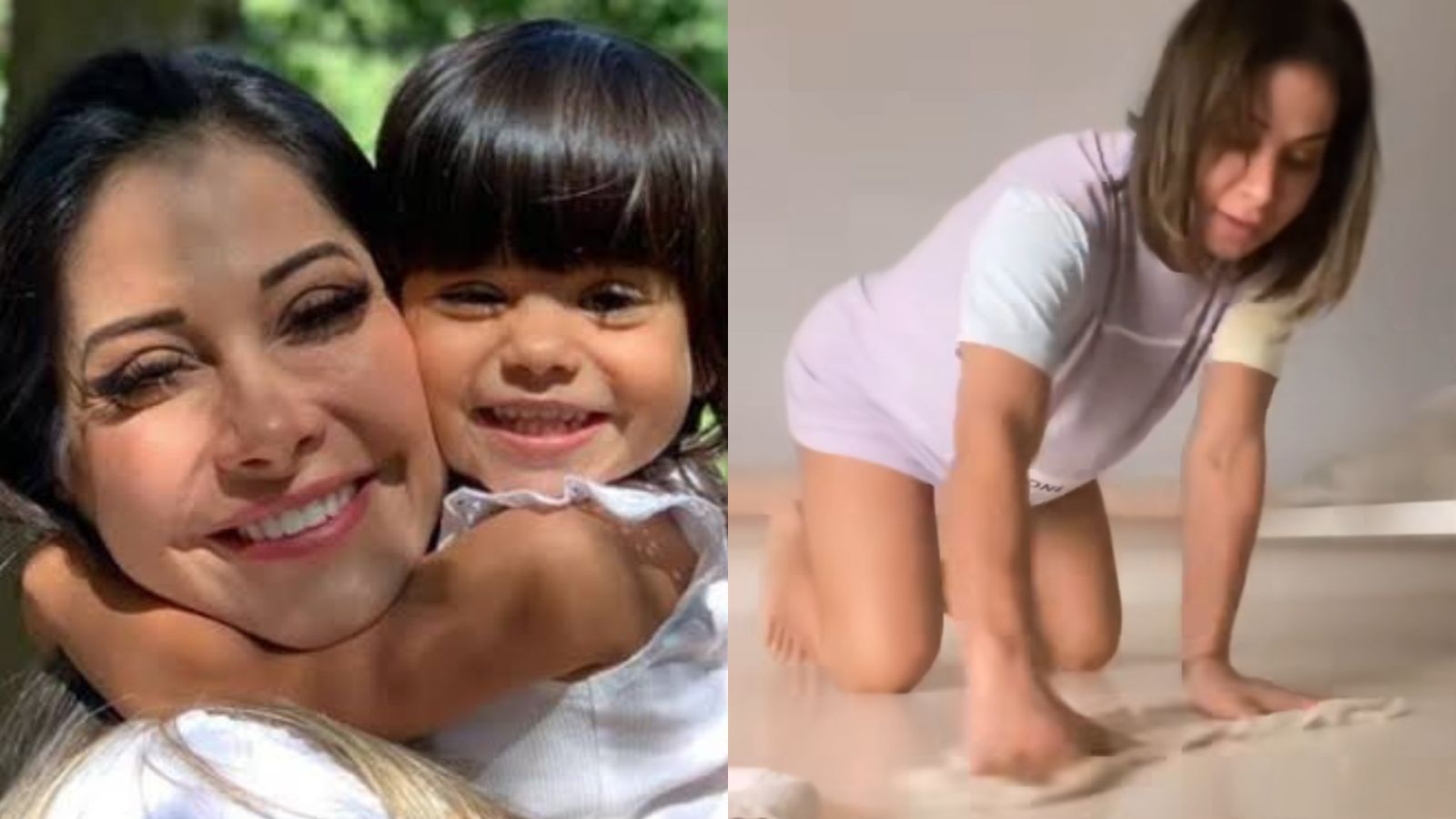 Maíra Cardi compartilha desabafo após a filha passar mal: “Maternidade real”
