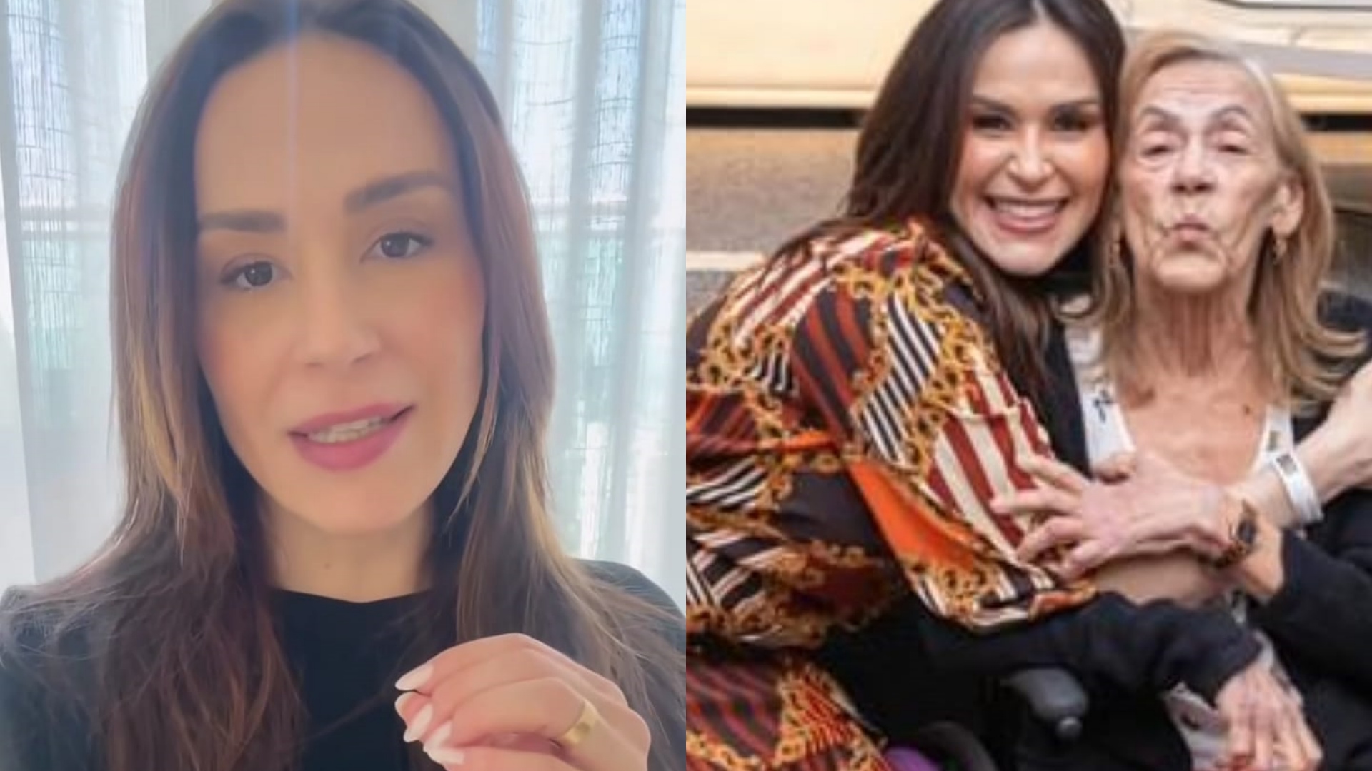 Nadja Haddad mostra como a mãe, que tem Alzheimer, reagiu com a sua gravidez
