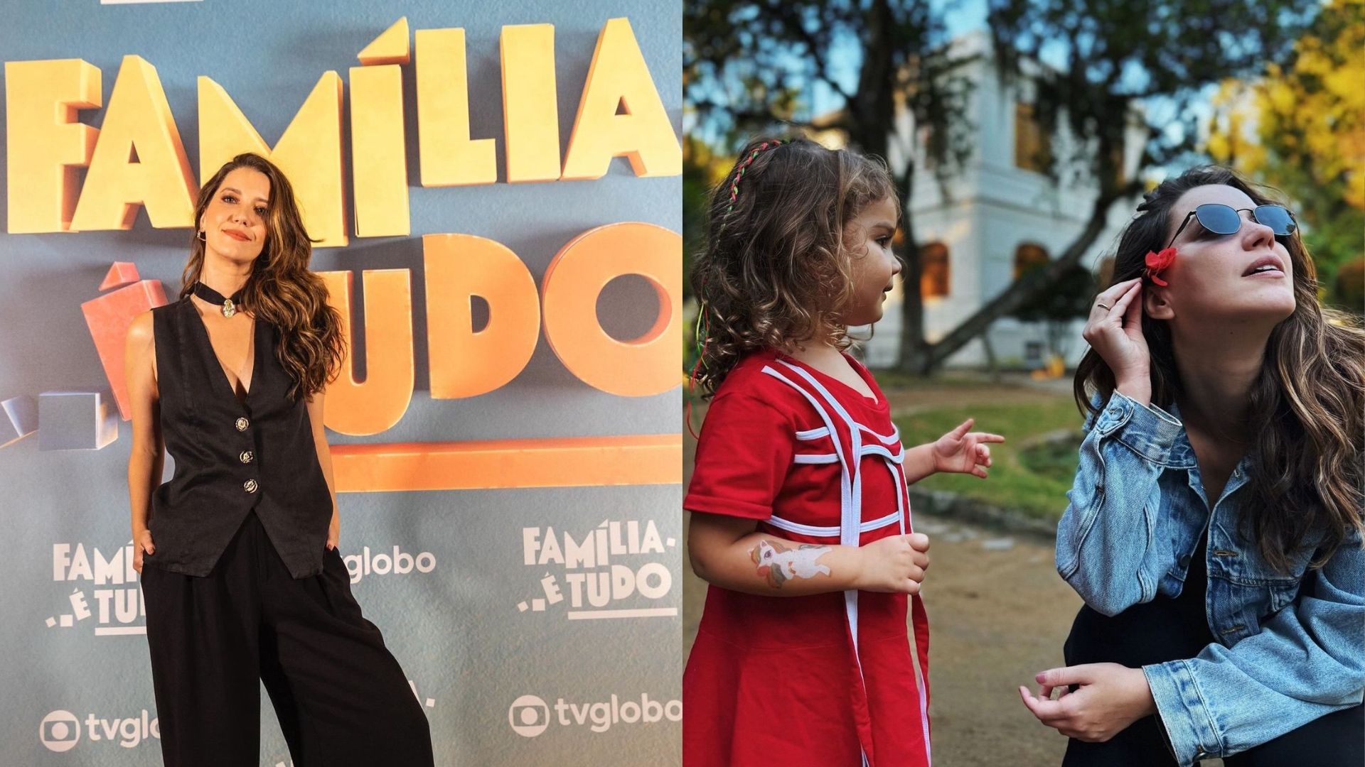 Nathalia Dill explica motivo de filha não assistir ‘Família É Tudo’