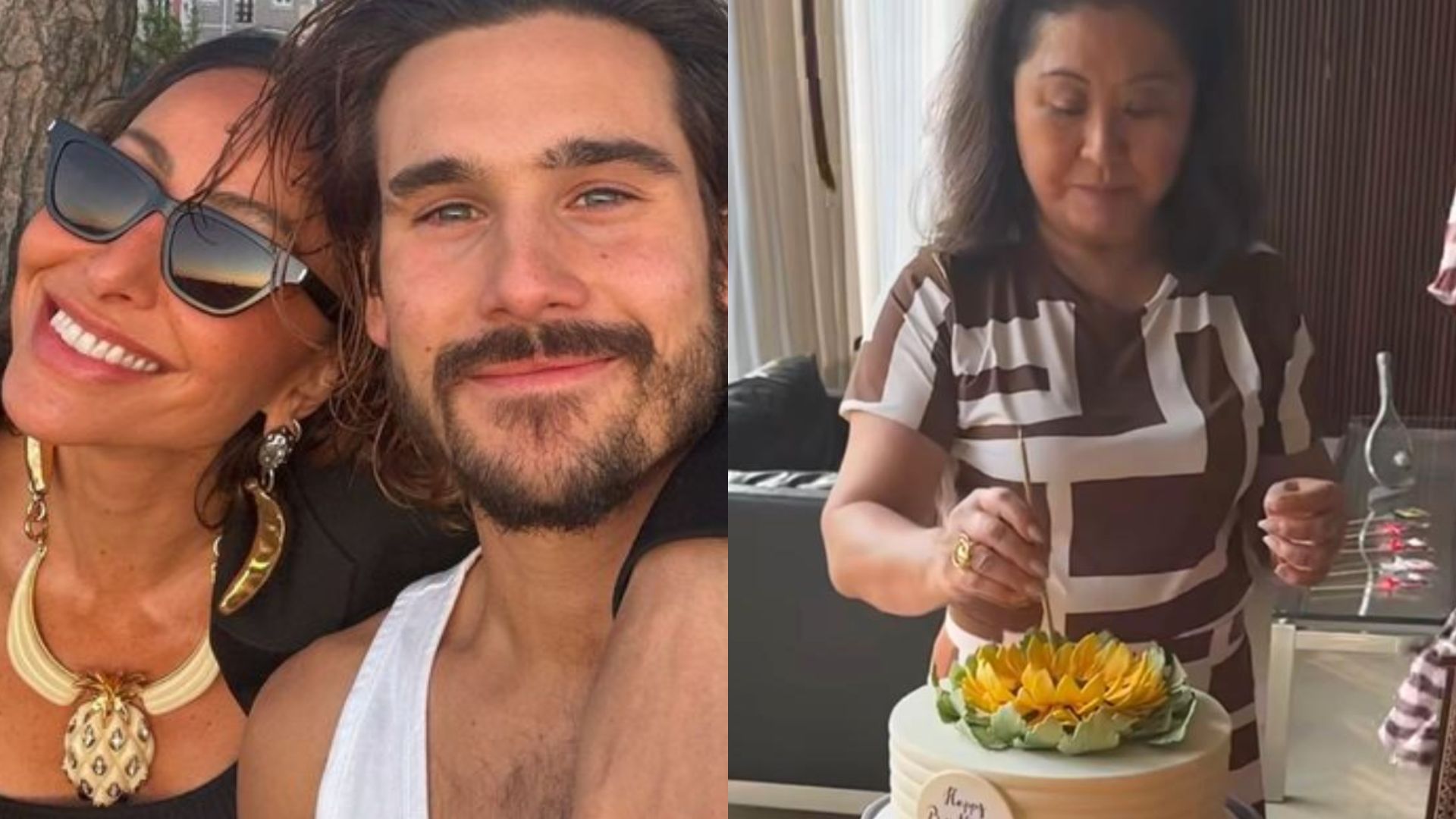 Nicolas Prattes faz homenagem especial à mãe de Sabrina Sato: ‘Melhor sogra’