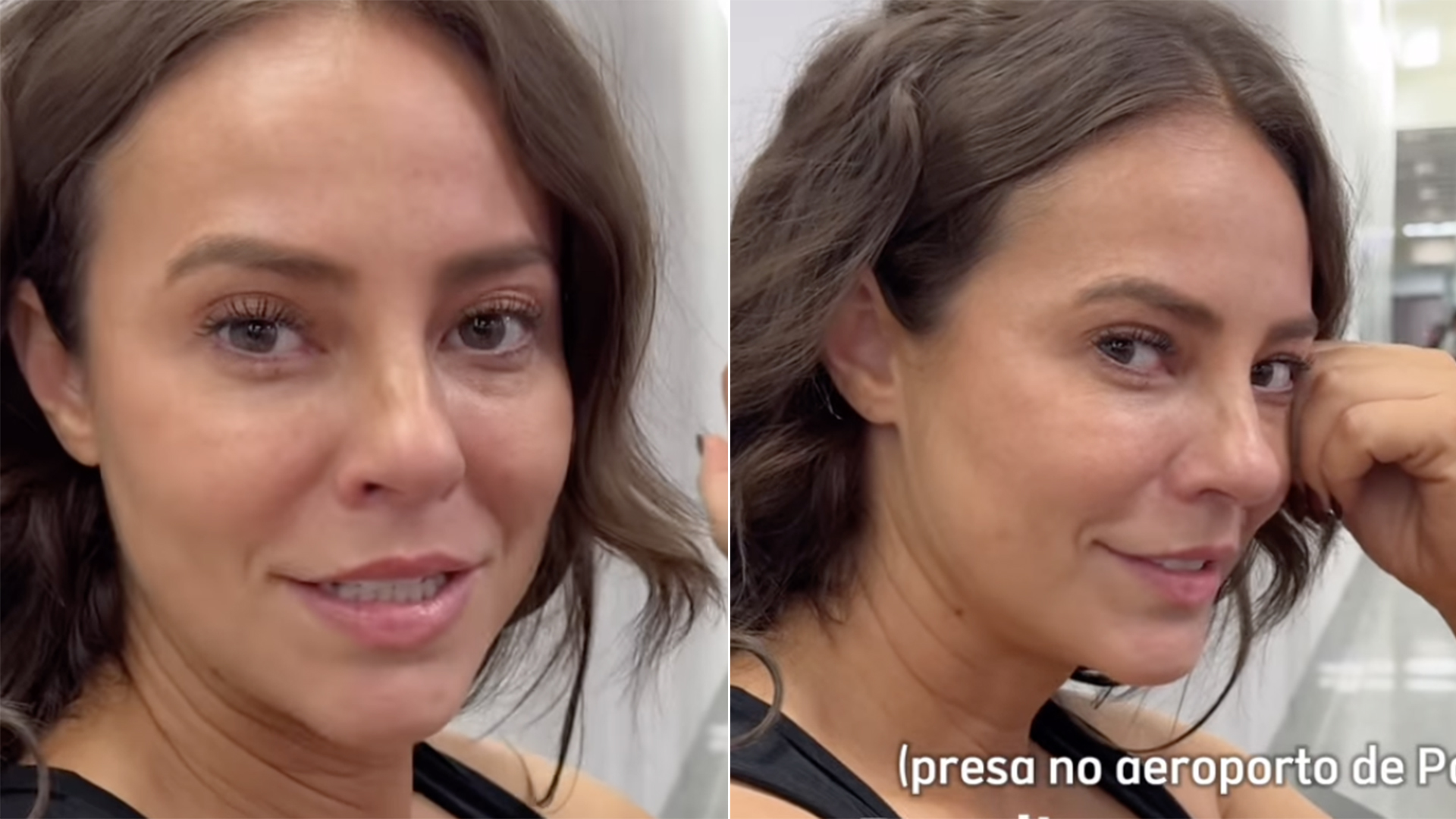 Paolla Oliveira fica presa no aeroporto ao perder documento importante