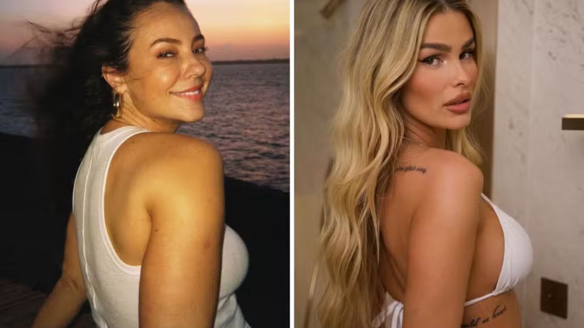 Paolla Oliveira se pronuncia após suposto climão com Yasmin Brunet