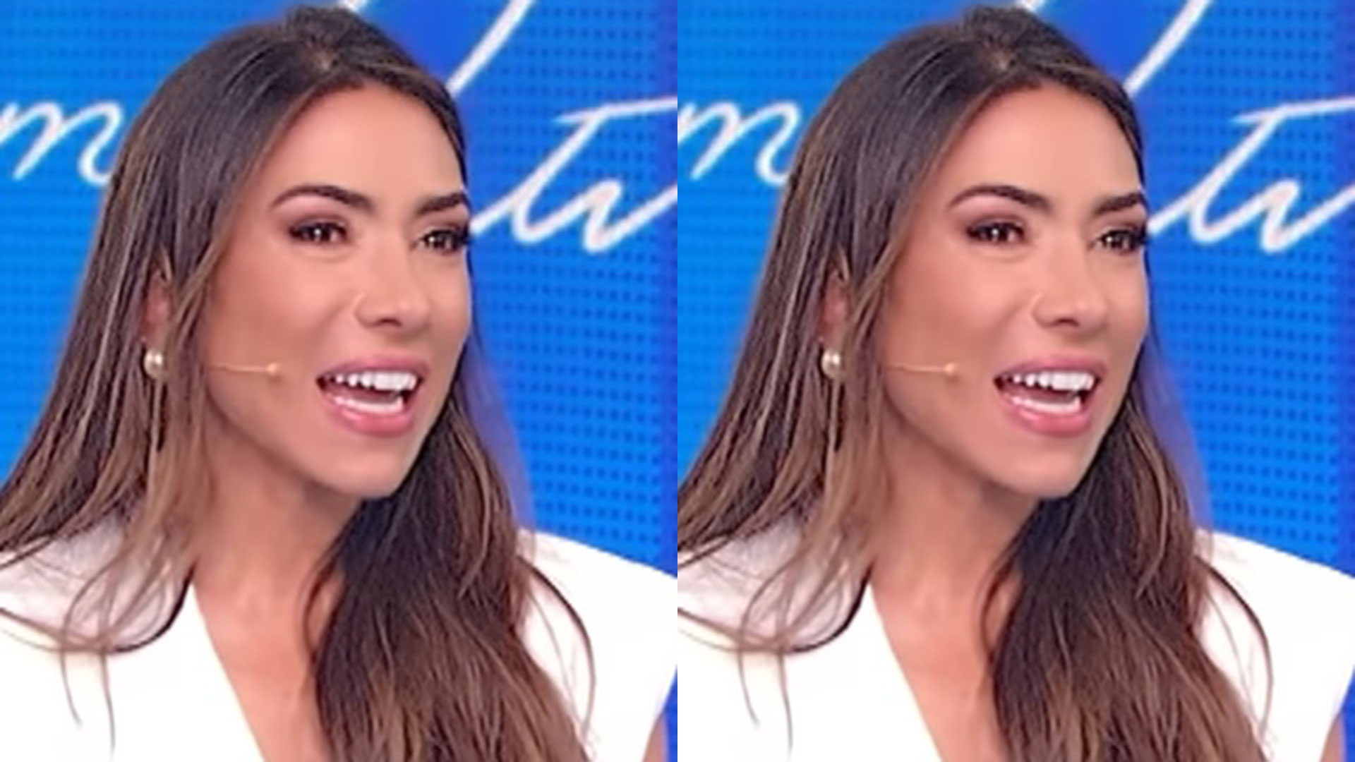 Patrícia Abravanel chora ao retornar para o SBT após morte do pai