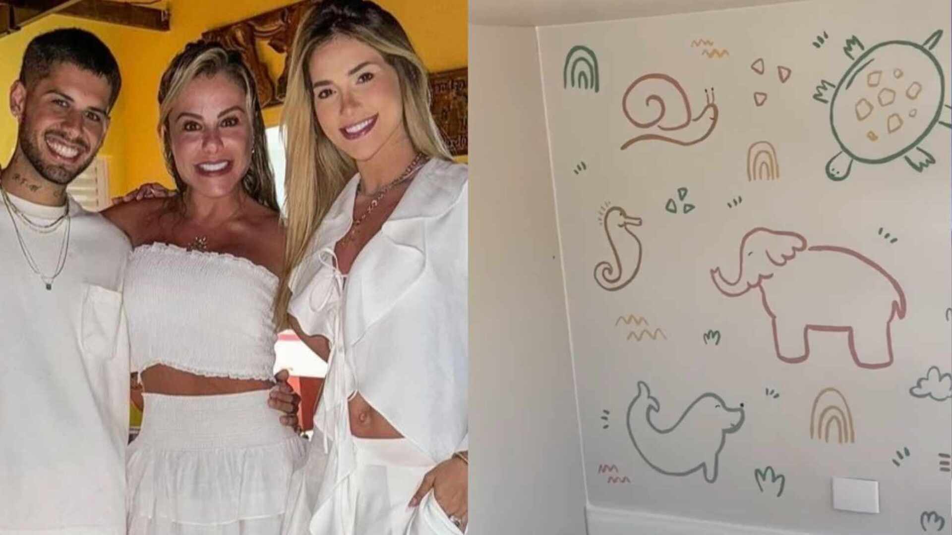 Poliana Rocha mostra detalhe do quarto dos filhos de Virginia em sua casa