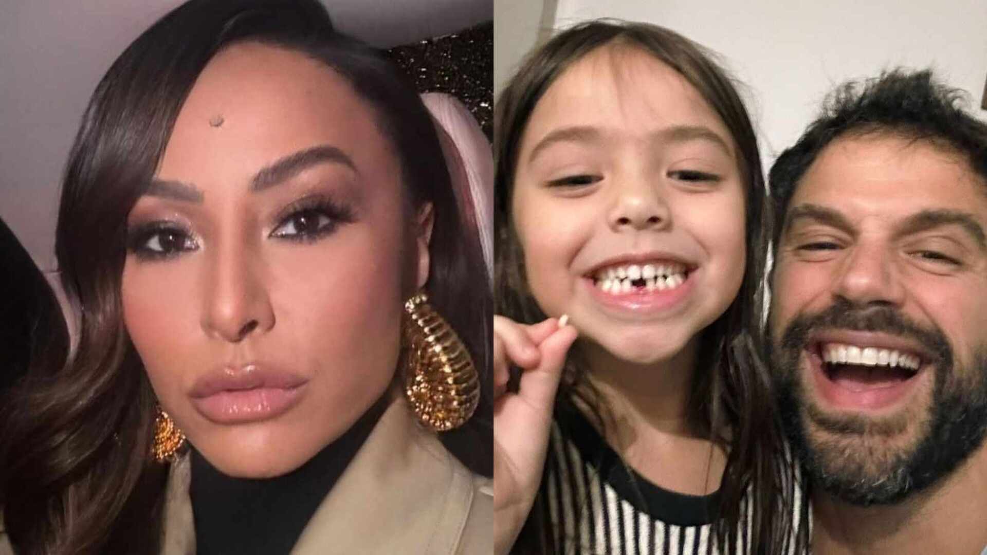 Em Paris, Sabrina Sato reage ao ver primeiro dente de Zoe cair: ‘Chorando’