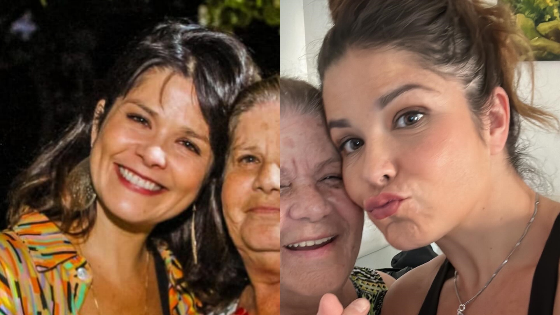 Samara Felippo posta cliques raros com a mãe e semelhança impressiona