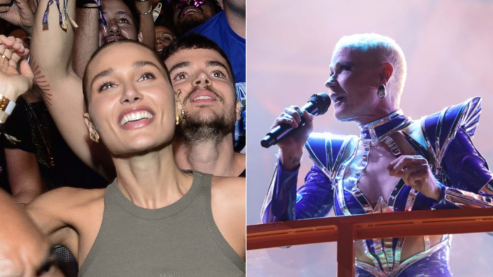 Orgulhosa, Sasha fica encantada com o show de Xuxa no Rock in Rio