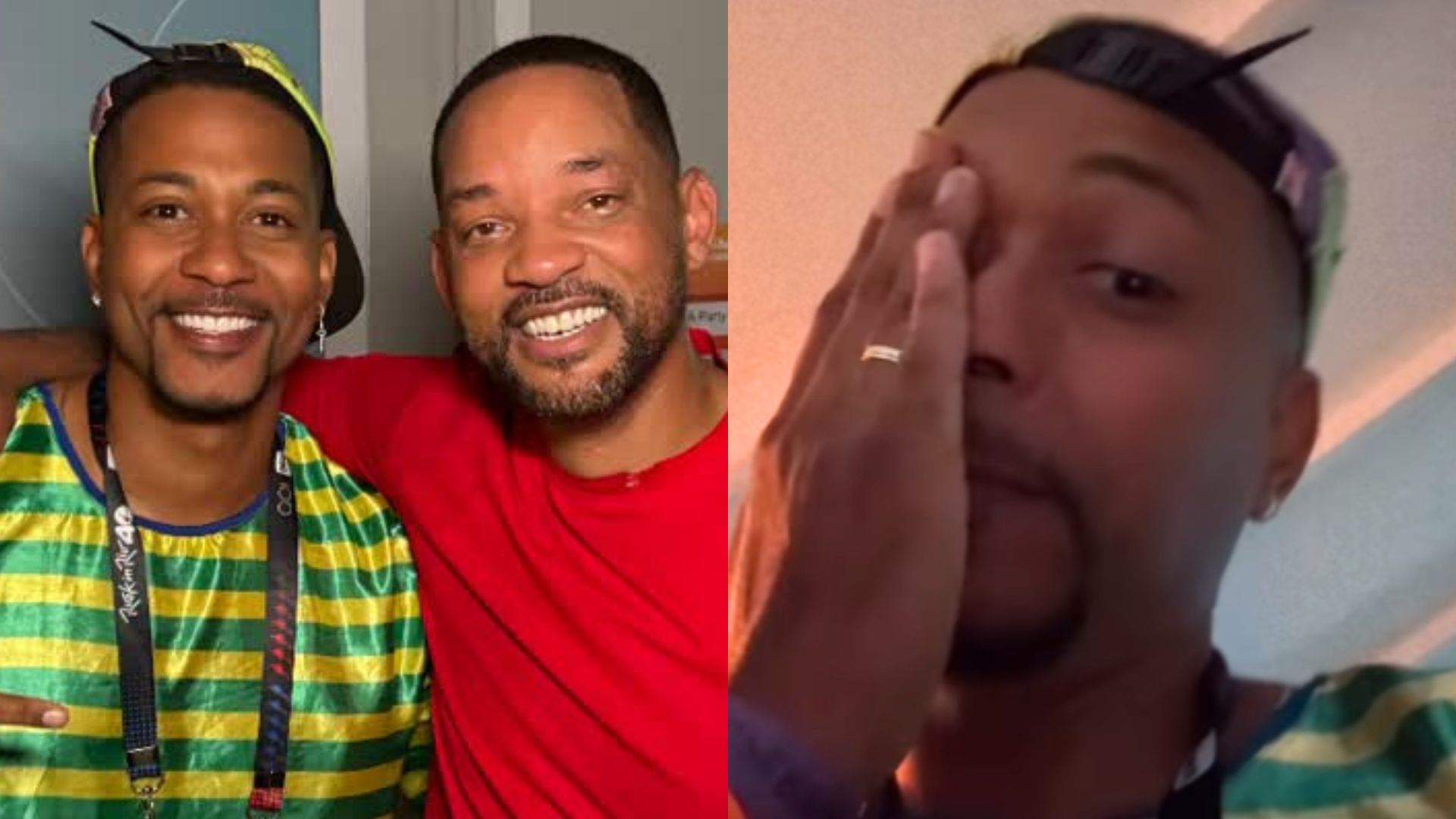 Sósia de Will Smith relata emoção após encontro com ator: ‘Preciso chorar’
