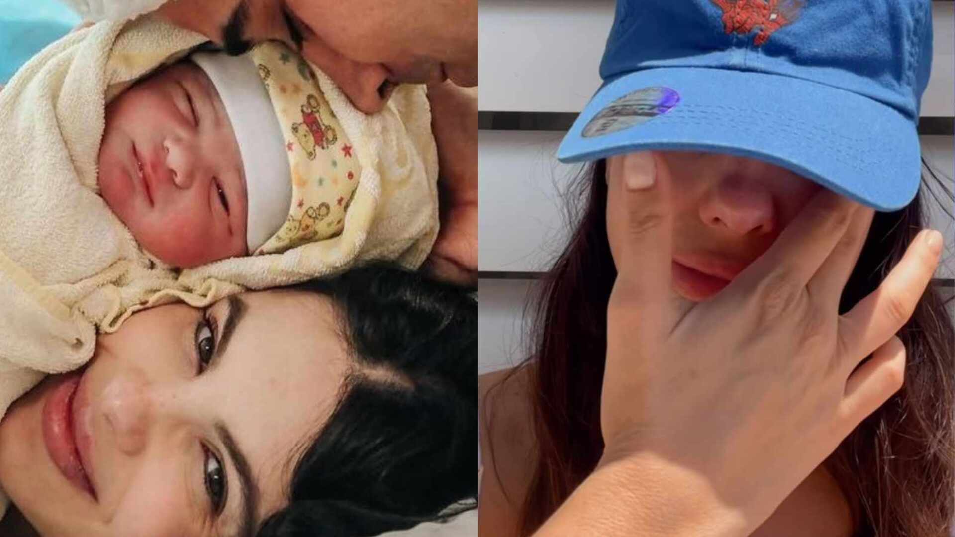 Sthefany Brito não aguenta e chora ao enfrentar o puerpério: ‘Não consegue’