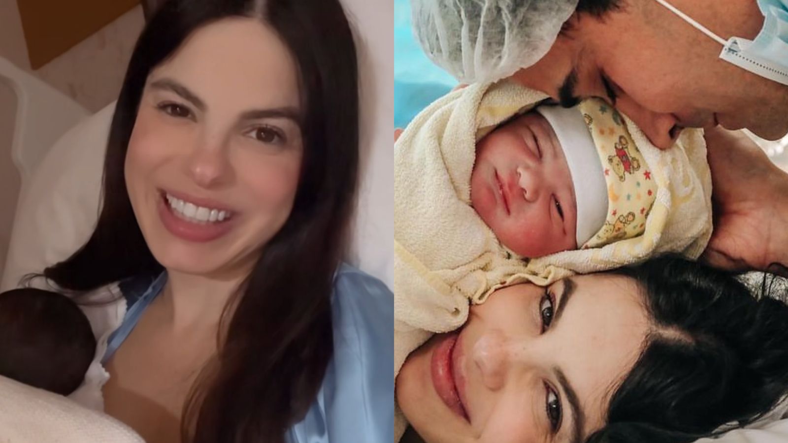 Sthefany Brito celebra após deixar a maternidade com o segundo filho, Vicenzo