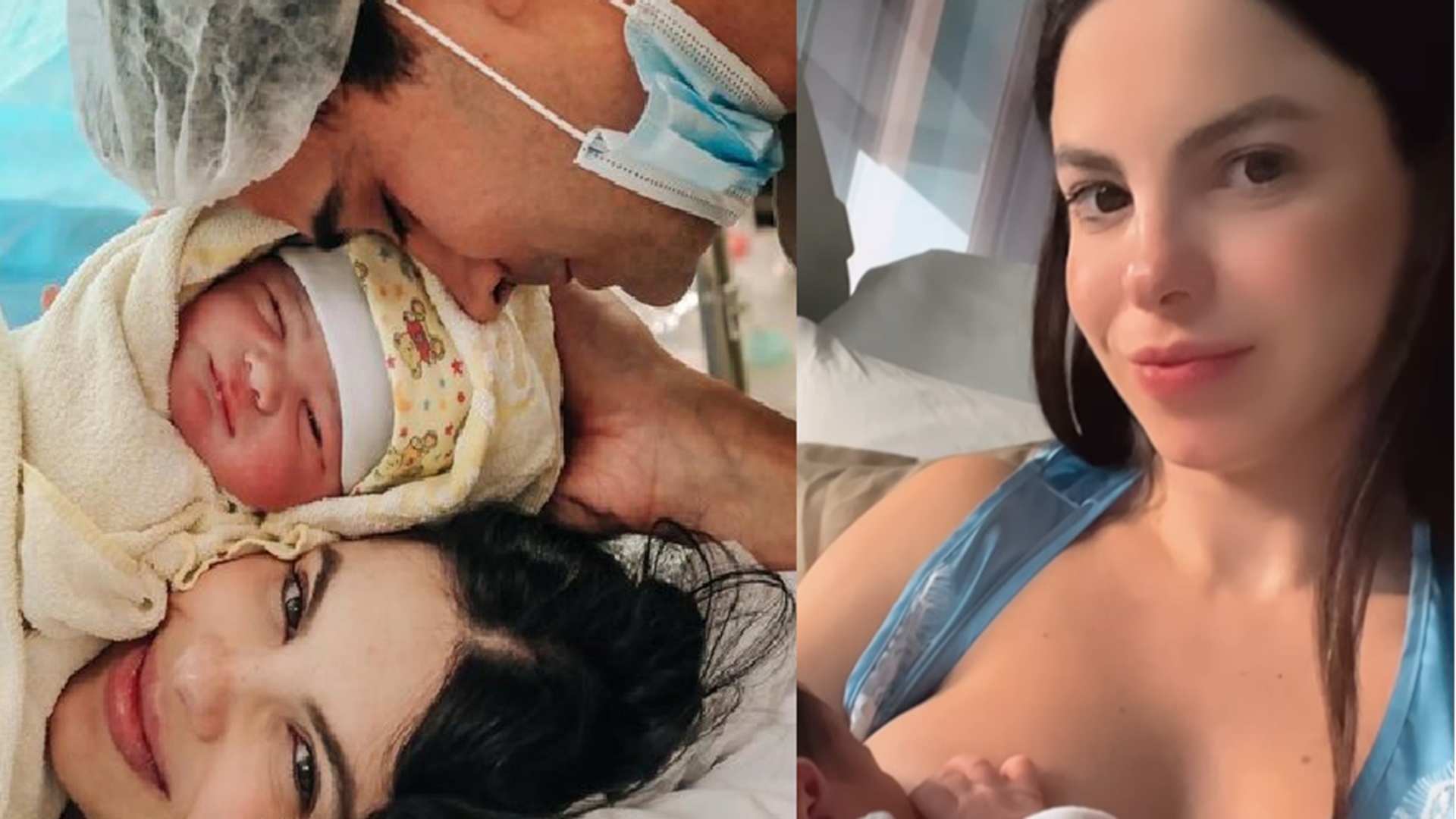 Sthefany Brito encanta ao aparecer pela primeira vez amamentando o filho