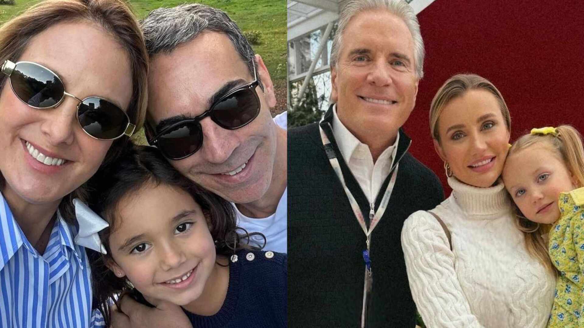 Ticiane Pinheiro mostra a filha com herdeiras de Roberto Justus na escola
