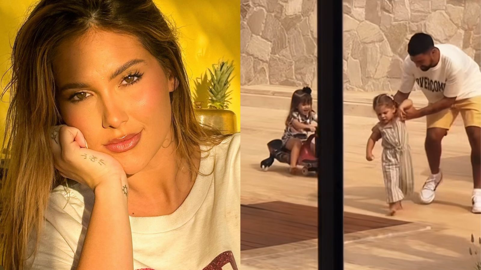 Virginia Fonseca não consegue segurar o riso ao ver o tombo da filha: ‘É pecado?’