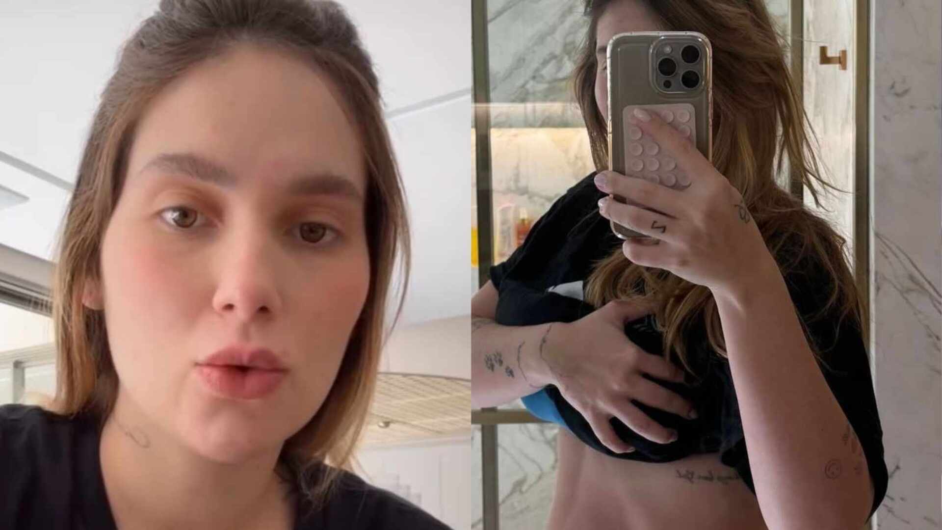 Virginia revela que sua barriga já está desenhada uma semana após o parto