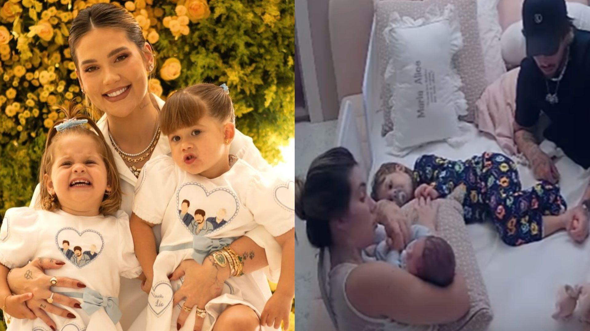 Virginia Fonseca encanta ao mostrar vídeo de Maria Alice rezando em família