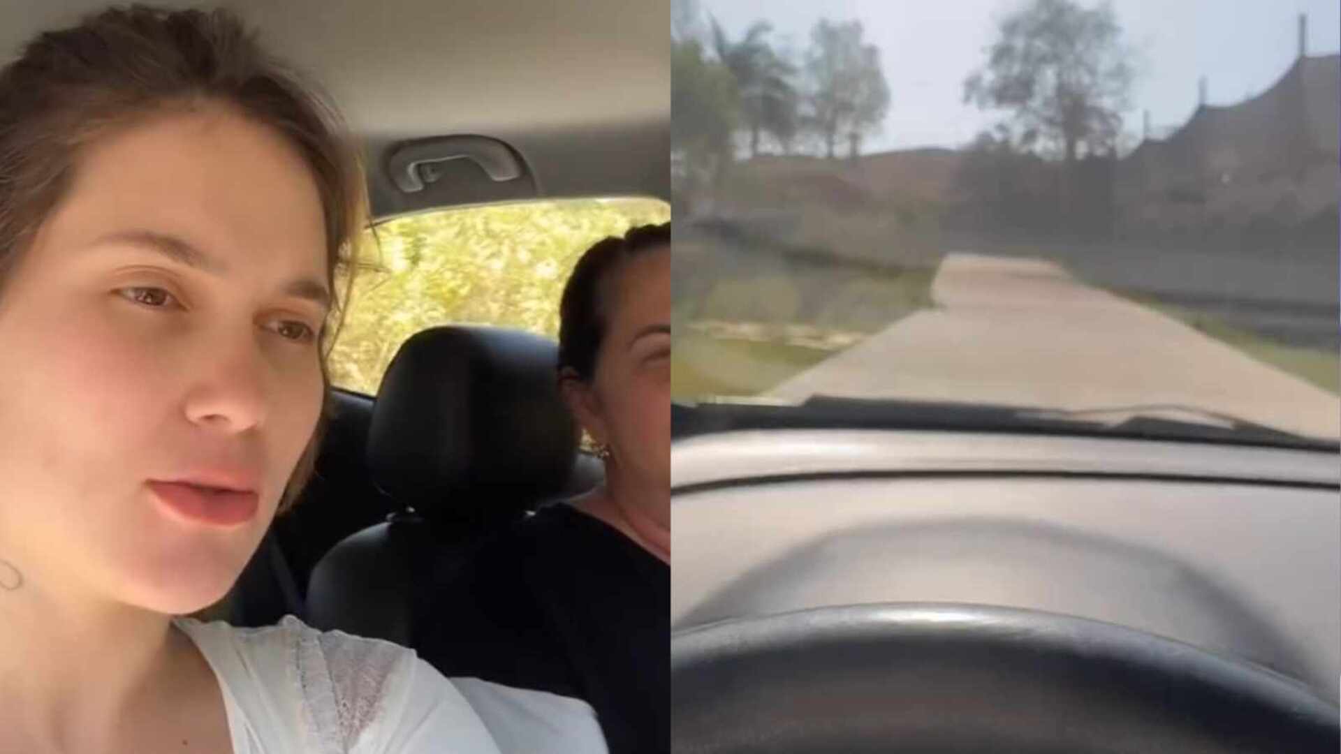Virginia usa carro para se locomover em sua mansão: ‘Dar um jeito’