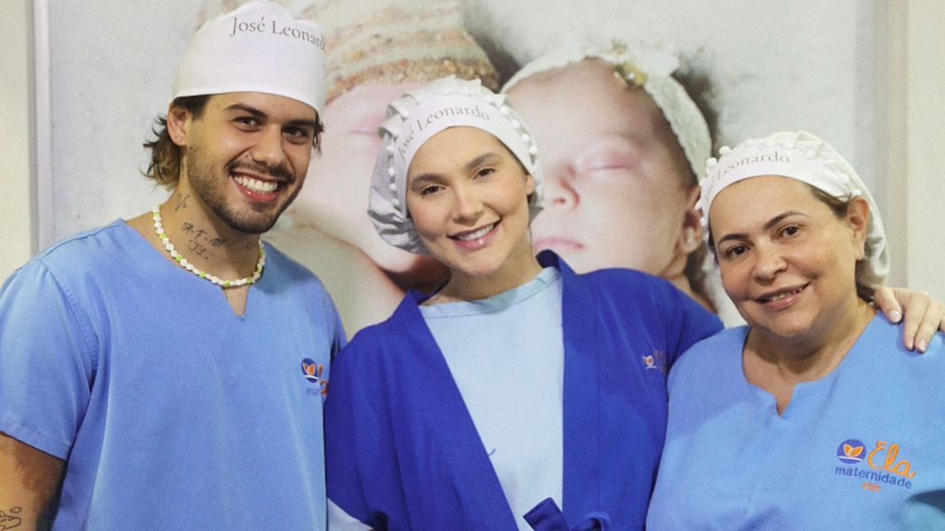 Médica cumpre tradição após o nascimento de José Leonardo, caçula de Virginia
