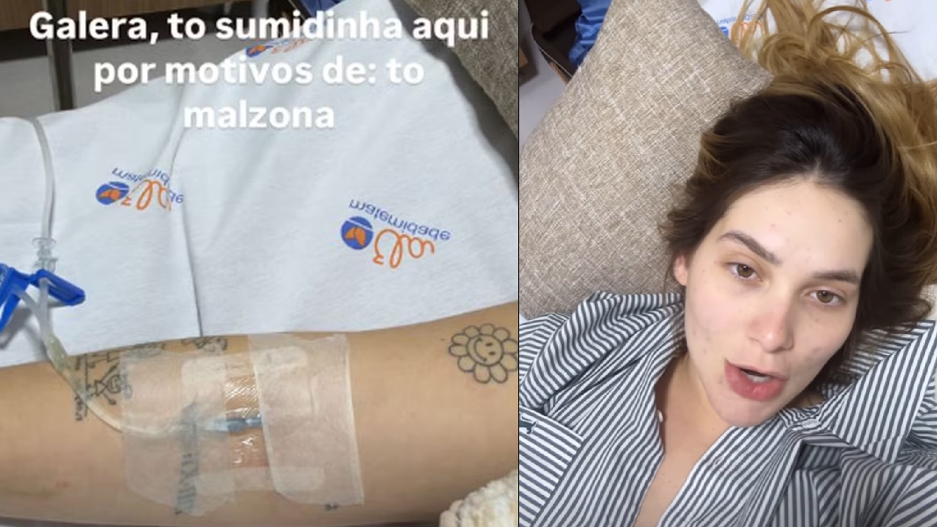 Após dar à luz, Virginia Fonseca adoece e precisa ser medicada: “Malzona”