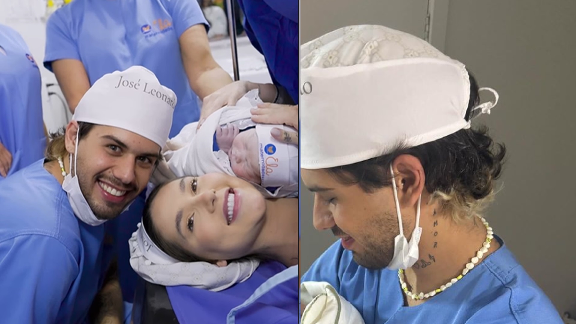 Zé Felipe mostra momento fofo com filho recém-nascido: “Meu Zé”